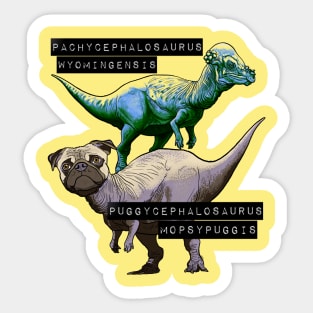 Puggycephalosaurus Sticker